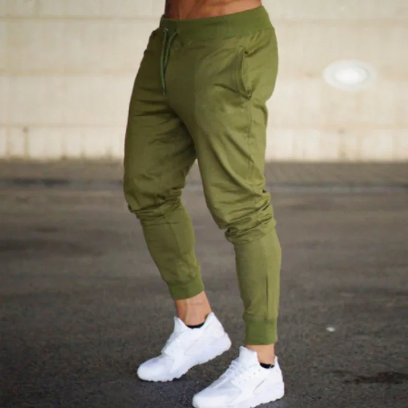 Top Trends: New Jogging Pants Men Sport Sweatpants Running Pants Pants Men Joggers Cotton Trackpants Slim Fit Bodybuilding Trouser Shoppable Styles - Image 5