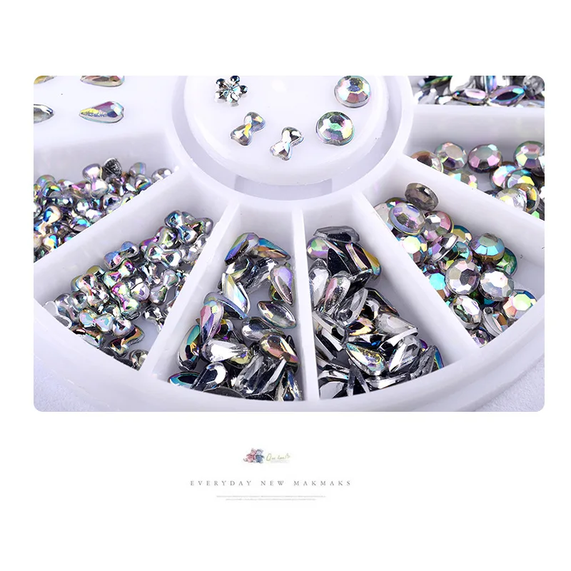 Top Trends: 3D Butterfly Drill Flower Nail Rhinestones Crystal DIY Nail Art Decorations Manicure Tools Accessories NRD047 Shoppable Styles - Image 2