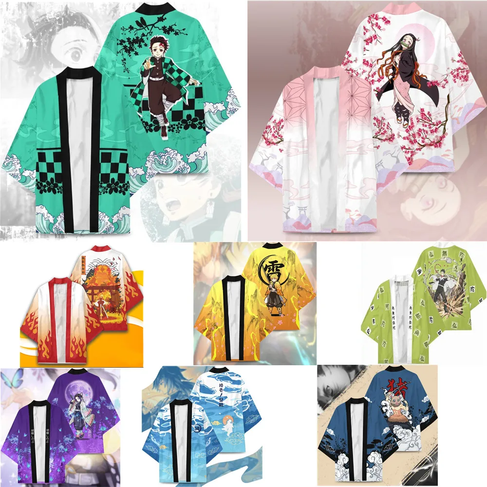 Top Trends: Japanese Kimono For Womens Mens Cosplay Costume Kimono Men Yukata Haori Print Jacket Japanese Traditional Japan Clothing Shoppable Styles