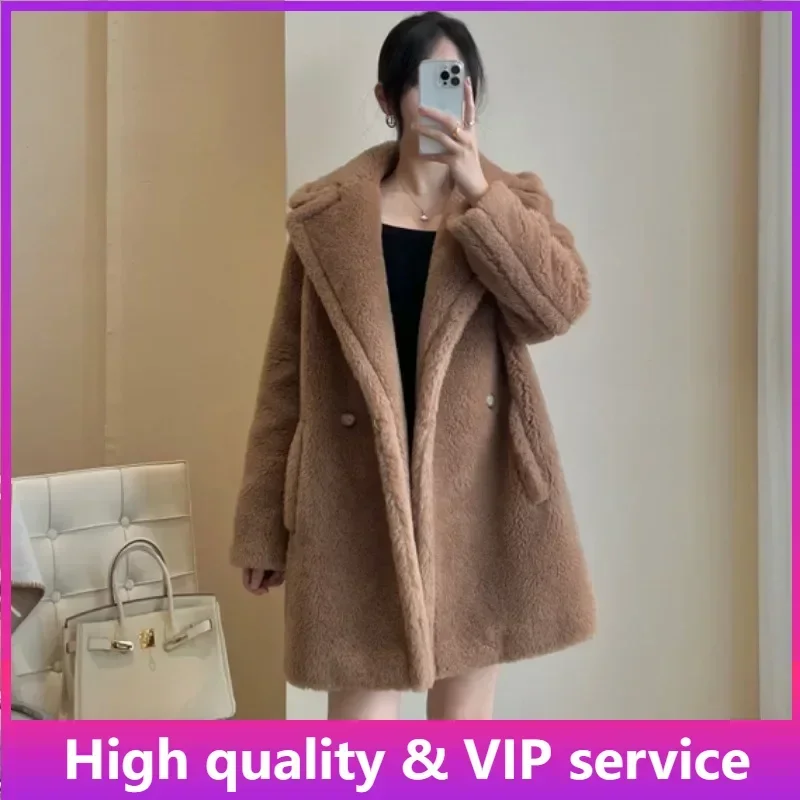 Top Trends: Highest Quality Short Teddy Coat For Women, Max Teddy Coat For Women, Winter Alpaca Wool Coat, Fur Coat For Women, Jacket Women Shoppable Styles