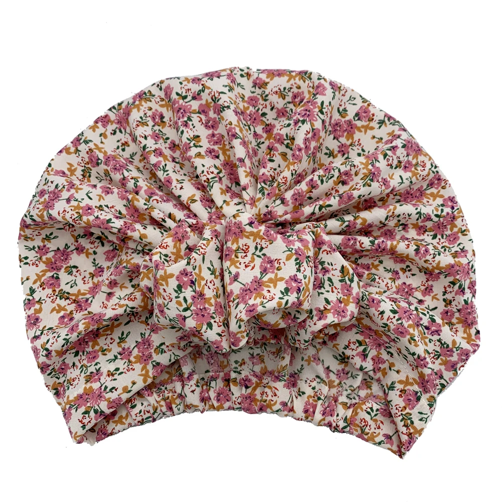 Top Trends: New Floral Printed Bohemian Women Turban Cap Ladies Headwrap Beanies Muslim Headscarf Bonnet Female Head Wraps Turbante Mujer Shoppable Styles - Image 6