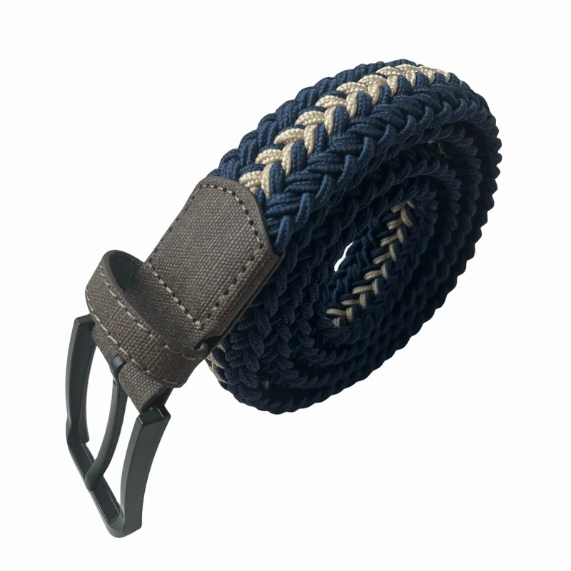 Top Trends: 1 PC Golf Braid Stretchy Belt Men&#039;s &amp; Women&#039;s Colorful Casual Canvas Elastic For Jeans Shoppable Styles