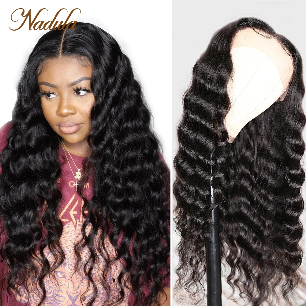 Top Trends: Nadula 28 Inch Deep Wave Lace Front Human Hair Wigs 13x4 Loose Deep Wave Lace Wig Brazilian Hair Lace Frontal Wig Pre Plucked Shoppable Styles