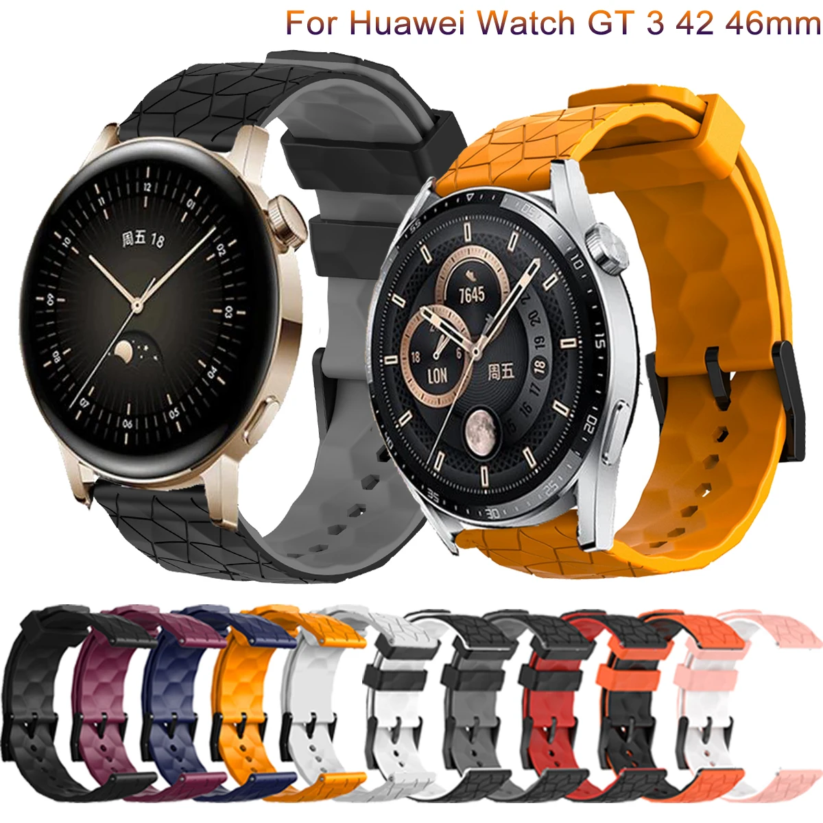 Top Trends: Silicone Straps For Huawei Watch GT3 GT 3 GT2 2 42mm 46mm Smart Watch Honor Magic Watch Wristband Replacement Wrist Strap Correa Shoppable Styles