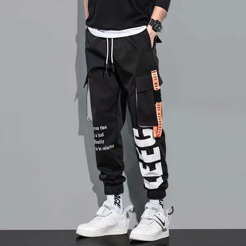 Top Trends: Hip Hop Cargo Pants Men Streetwear Cotton Joggers Fashion Sweatpants Male Casual Harem Trousers Summer Harajuku Pants Men Women Shoppable Styles - Image 3