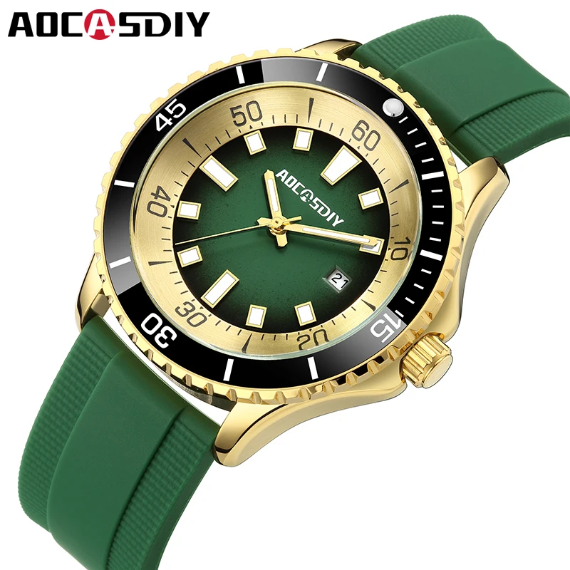 Top Trends: Casual Sport Watches For Men Business Quartz Watch Date Waterproof Wristwatch Fashion Chronograph Male Clock Men's Watches Shoppable Styles