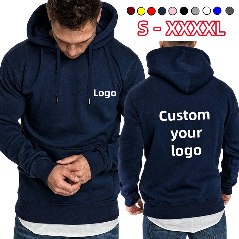 Top Trends: New Men And Women DIY Printed Hooded Sweatshirt Spring Autumn Winter Cotton Customize Your LogoHoodie S-4XL Shoppable Styles