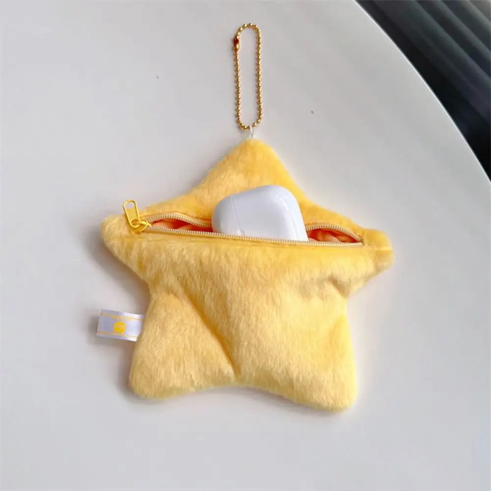 Top Trends: Bag Pendant Star Plush Coin Purse Funny Card Holder Cartoon Storage Bag Plush Doll Earphone Bag Shoppable Styles