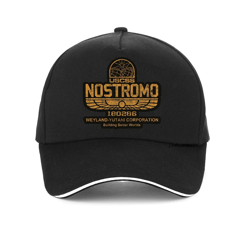 Top Trends: Vintage Aliens Nostromo Gold Logo Baseball Cap Fashion Brand Men Women Sunhat Weyland Yutani CORP Movie Hats Shoppable Styles