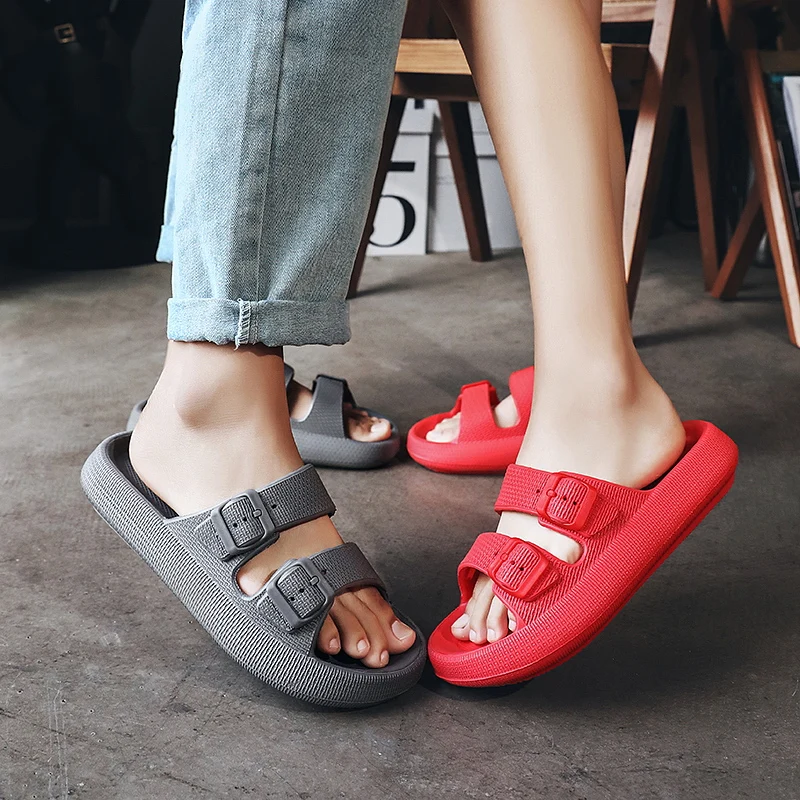 Top Trends: Mens Casual Non-slip Slides Summer Massage Flip Flops Bathroom Beach Slipper Fashion Soft Sole Woman Sandals Shoes Slippers Shoppable Styles