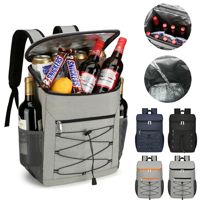 Top Trends: Thermal Backpack Waterproof Picnic Refrigerator Leak-Proof Insulated Cooler Bag Isothermal Fridge Backpack Beer Camping Supplies Shoppable Styles