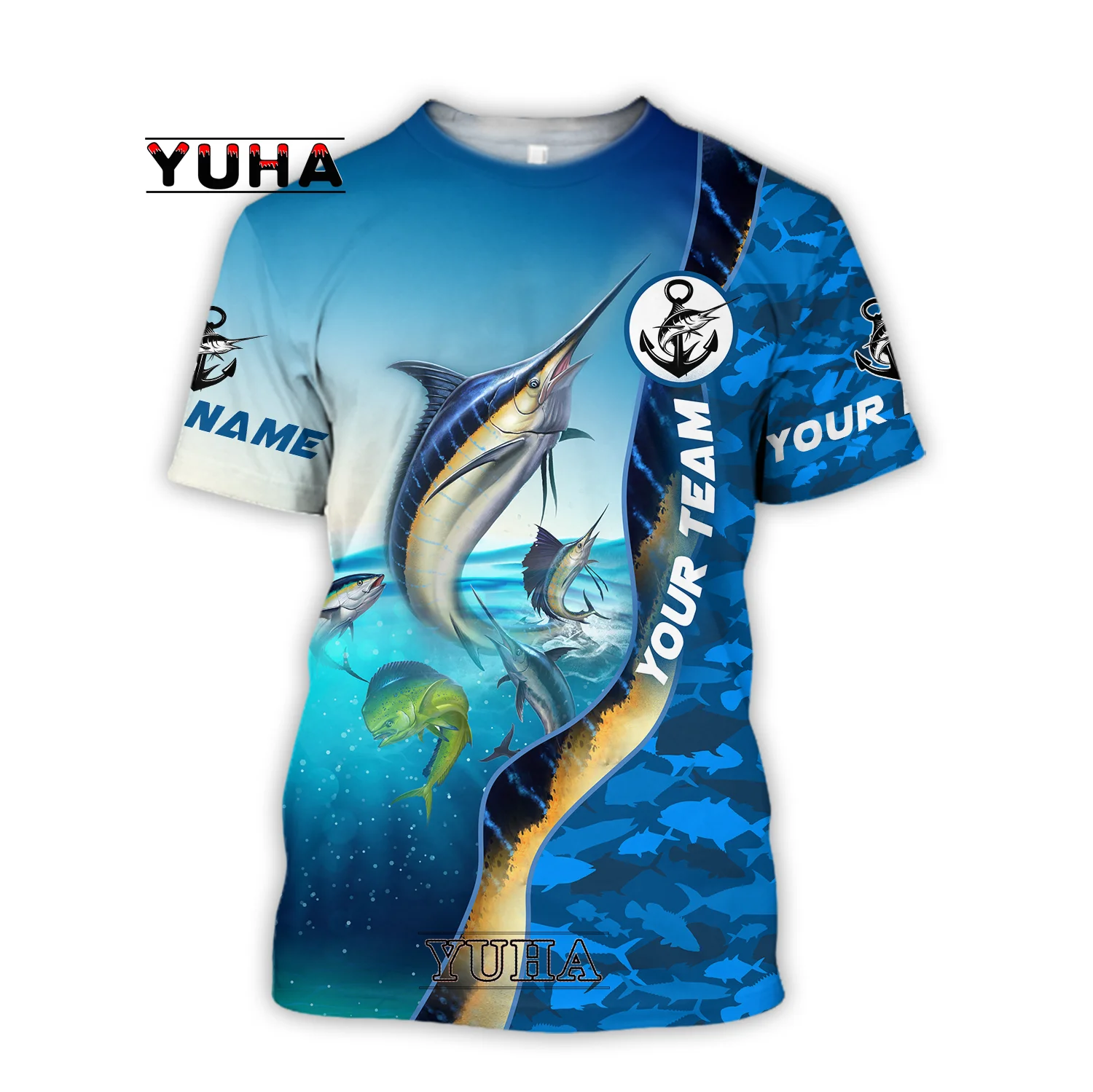 Top Trends: Custom Name Tuna Fishing Camo 3D Printing Mens T Shirt Cool Summer Fashion Unisex Short Sleeve T-shirt Casual Tee Tops Shoppable Styles