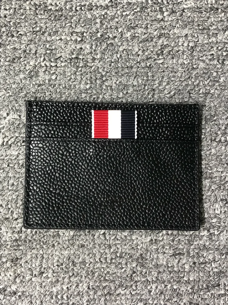 Top Trends: T Card Holde Classic Black Leather Fashion ID Credit Card Wallet Luxury Brand Solid Color Business Card Holder Shoppable Styles