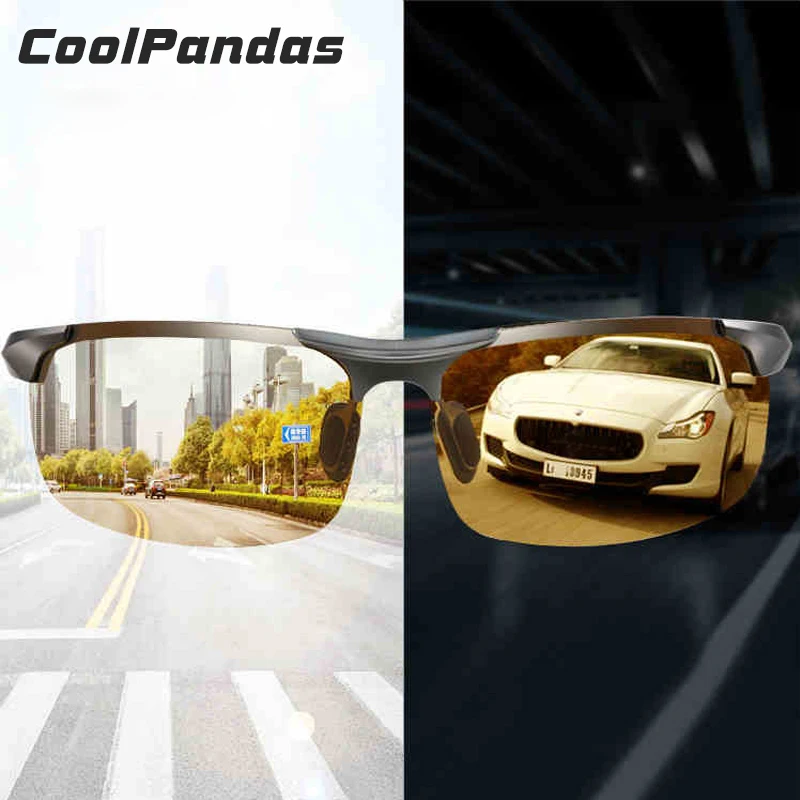 Top Trends: Aluminum Magnesium Photochromic Sunglasses Polarized Night Vision Glasses Men Oculos Driver Yellow Driving Glasses Gafas De Sol Shoppable Styles