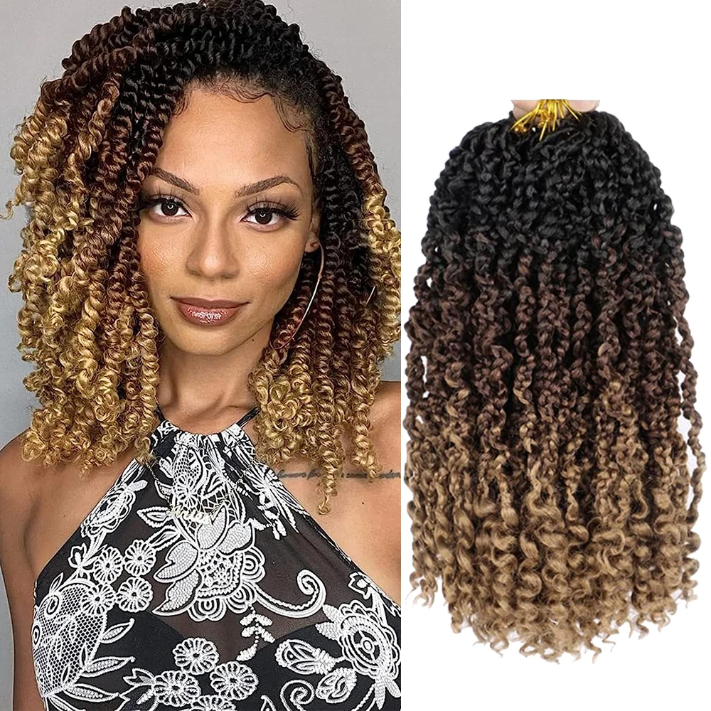 Top Trends: Hair Nest Goddess Box Braids Crochet Hair With Curly Ends Synthetic Wavy Boho Crochet Box Braids Pre-looped With Curly Ends Shoppable Styles