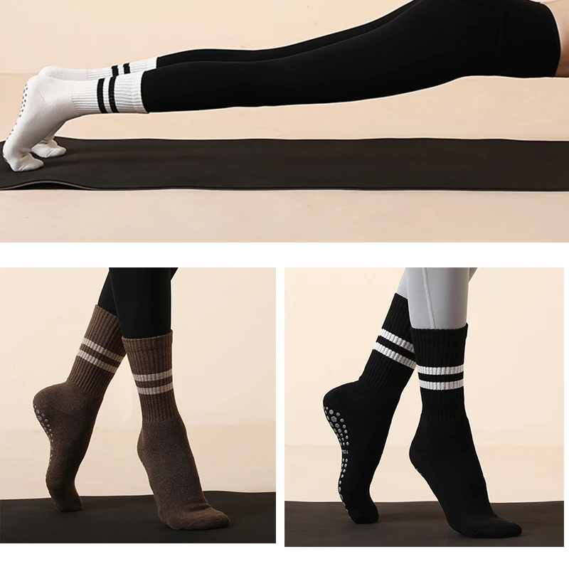 Top Trends: New Women's Sports Socks, Women's Stockings, Cotton Women's Fitness Socks, Non Slip, Quick Drying, Gym Shoppable Styles - Image 5