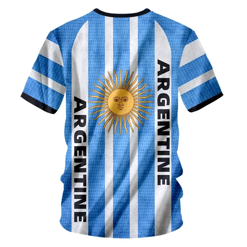 Top Trends: Argentina Netherlands France Spain Ecuador Croatia Flag Sportswears Men's Football Shirts Sport Leisure Sportshirt Shoppable Styles - Image 4