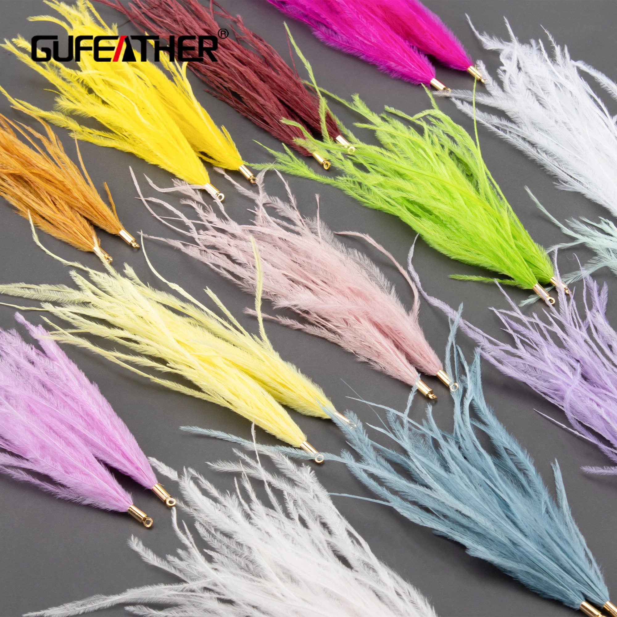 Top Trends: GUFEATHER M841, jewelry Accessories, diy Feather Pendants, hand Made, copper Metal, charms, diy Earrings, jewelry Making, 10pcs / lot Shoppable Styles