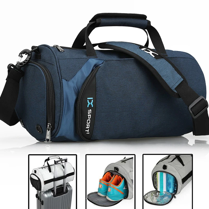 Top Trends: IX Large Gym Bag Fitness Bags Wet Dry Training Men Yoga For Shoes Travel Shoulder Handbags Multifunction Work Out Swimming Bag Shoppable Styles