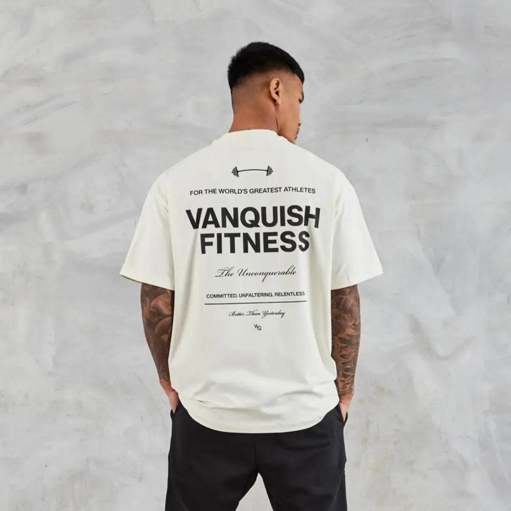 Top Trends: New Men Oversized Casual Sports T-shirt Summer Gym Fitness Bodybuilding Workout Shirts Loose Fashion Short Sleeves Tees M-XXXL Shoppable Styles