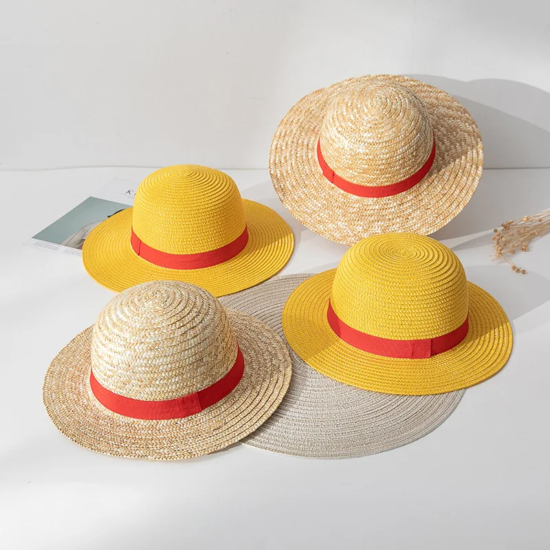 Top Trends: COSPALY Luffy Straw Hat Animation Dress Straw Parent-child Hat Summer Sun Protection Hat Performance Hat Sombrero Shoppable Styles