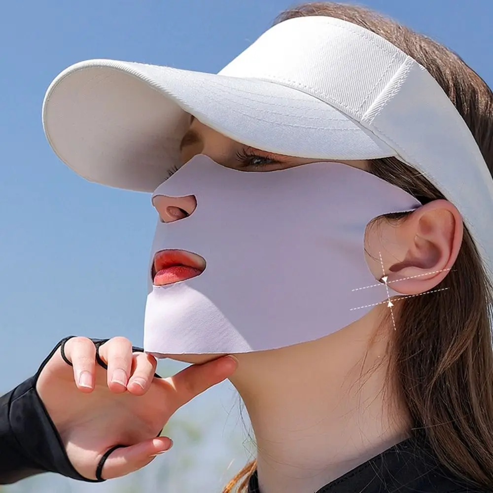 Top Trends: Silk Scarf For Men Sun UV Protection For Women Ice Silk Face Scarf Anti-uv Face Cover Sunscreen Mask Sunscreen Veil Shoppable Styles