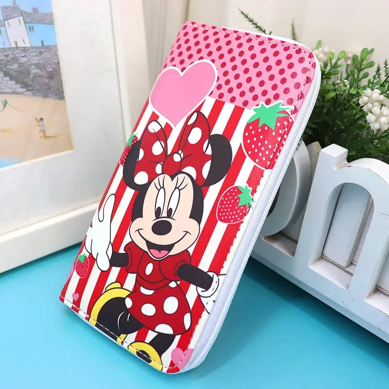 Top Trends: Disney Fashion Women's Wallet Mickey Mouse Frozen Pu Long Print Cartoon Coin Purse Minnie Stitch Kawaii High Capacity Purse Gift Shoppable Styles - Image 3