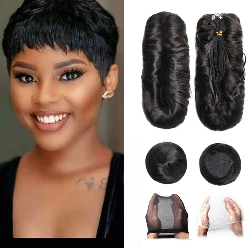 Top Trends: Short Human Hair Brazilian Hair Weave Bundles With Closure Ombre Curly Hair With Circular Center Closure T1b 30 99j Extensions Shoppable Styles