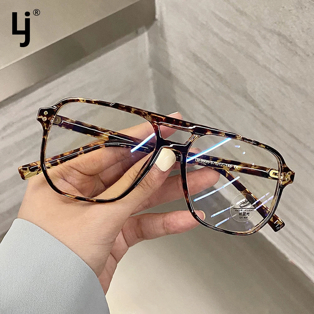 Top Trends: Vintage Oversized Eyeglasses Frame Women Men Clear Shades Anti Blue Light Big Eyewear Shoppable Styles