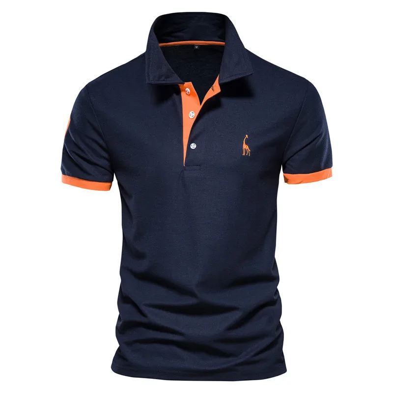 Top Trends: New 2024 Spring / Summer Leisure Sportswear Elastic Cotton Embroidered Polo Shirt XS-5XL Large Size Business Quality Men&#039;s Top Shoppable Styles