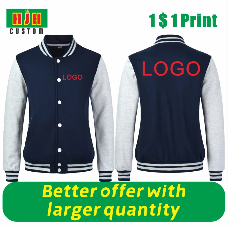 Top Trends: Men's Baseball Jacket Logo Customization Printed Embroidered Jacket Street Clothing Campus Outdoor Clothing Customization Shoppable Styles