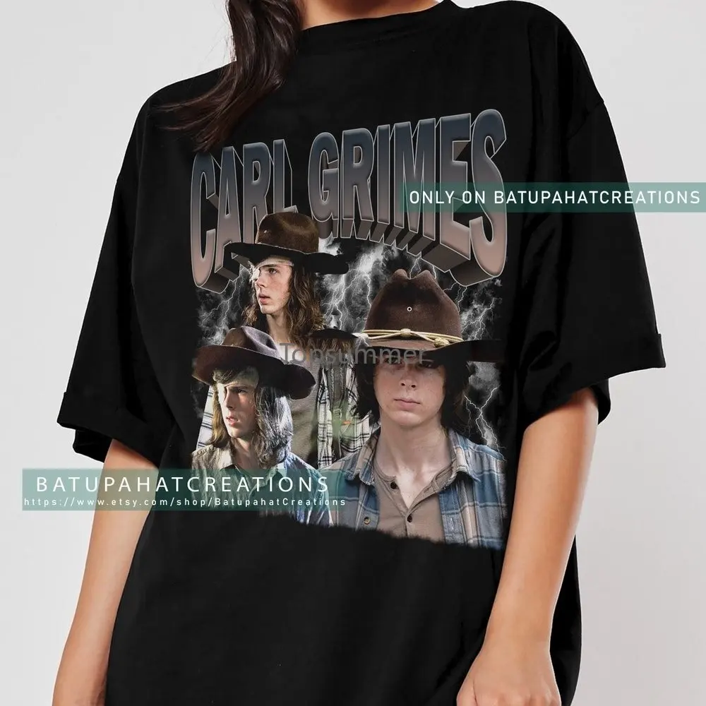 Top Trends: Carl Grimes Shirt The Walking Dead Tv Series Vintage 90'S Trending Tee T Shirt Vintage Sweatshirt Bpc47 Shoppable Styles