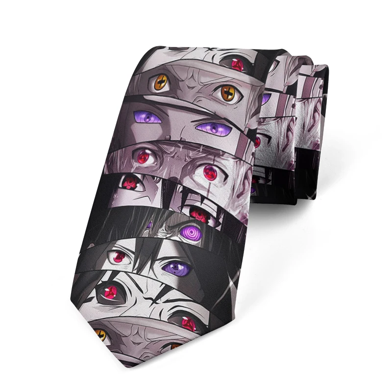 Top Trends: Anime Printed Ties For Men Wome New Fashion Groomsmen Neck Tie Casaual Mens Tie 8CM Width Necktie For Wedding Party Accessories Shoppable Styles