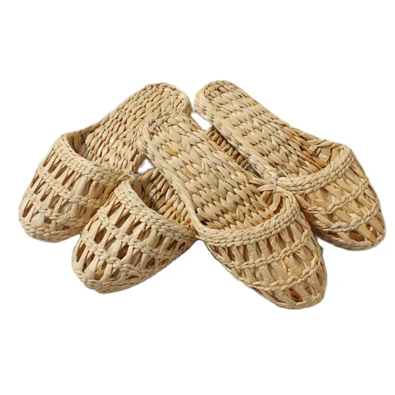 Top Trends: 2023 New Ladies Beach Hemp Rope Sandals Couple Cosplay Straw Slippers Men And Women Home Soft Indoor Stage Shoes Shoppable Styles