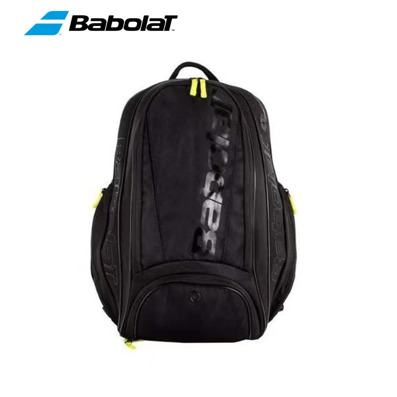 Top Trends: High Quality BABOLAT Tennis Bag Adult Durable Oxford Badminton Tenis Racket Backpack Pure Black Fashion Babolat Classic Backpack Shoppable Styles