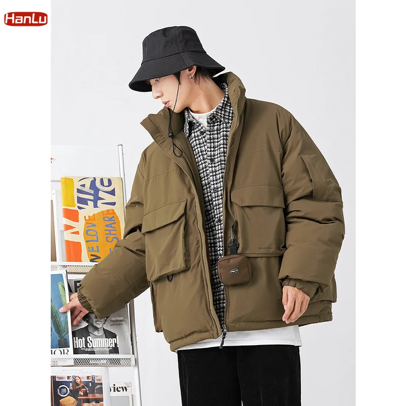 Top Trends: Men Jacket Winter Streetwear Parkas Thicken Warm Many Pocket Down Cotton Padded Functional Jackets Fashion Casual Coats Male Shoppable Styles