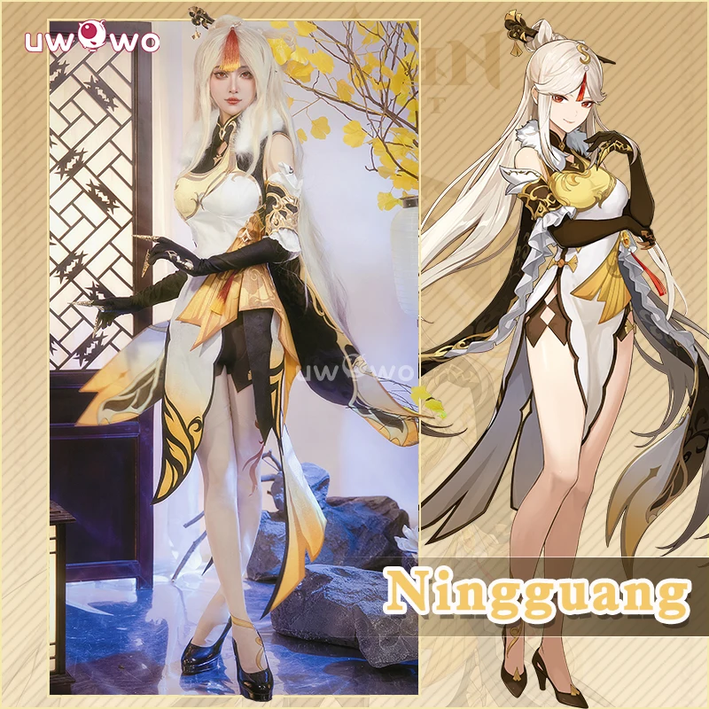 Top Trends: UWOWO Ningguang Cosplay Game Genshin Impact Ningguang Ning Guang Cosplay Halloween Costumes Shoppable Styles