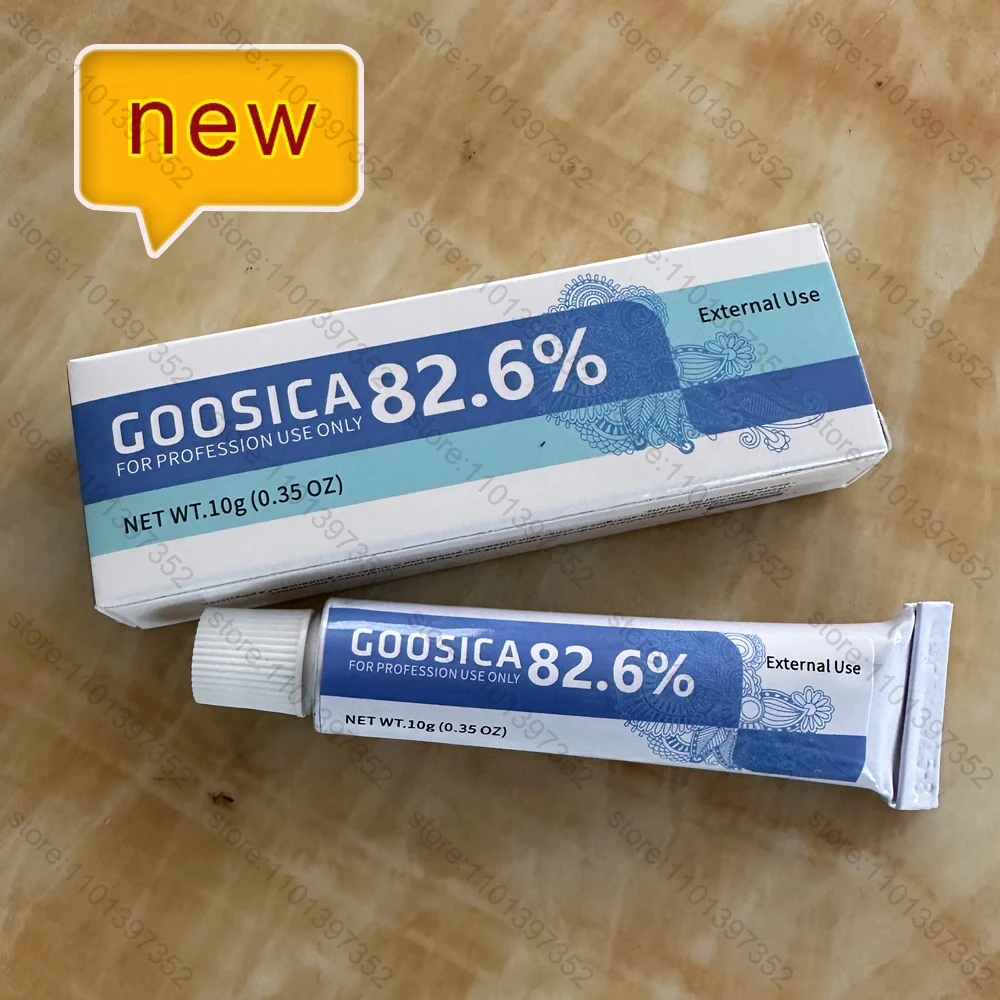 Top Trends: New GOOSICA 82.6% Tattoo Care Cream Befor For Piercing Semi Permanent Makeup Eyebrow Lip Body Tattoo Cream 10g Shoppable Styles