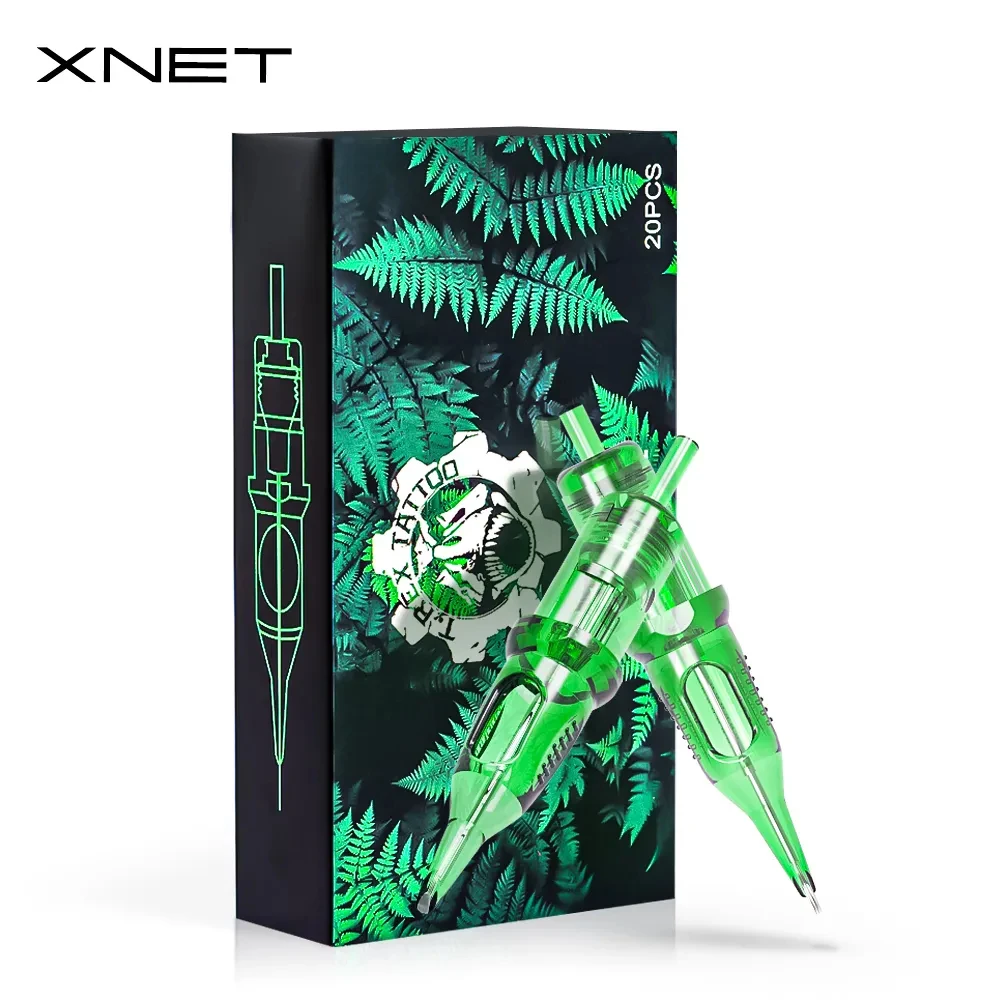 Top Trends: XNET Trex Tattoo Cartridge Needles 20pcs 1RL 3RL 1RM 5RM Disposable Sterilized Safety Tattoo Needle For Cartridge Machines Grips Shoppable Styles