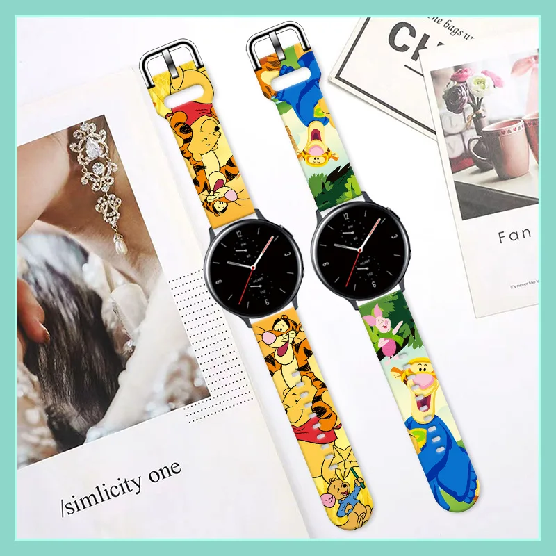 Top Trends: Disney Winnie The Pooh Strap For Huawei Watch 2Pro GT / GT2 Samsung Galaxy Watch / active2 / gear Sport / s3 Sz Classic Watchband Gifts Shoppable Styles - Image 2