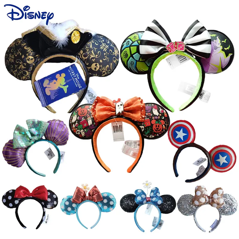 Top Trends: Disney 50th Anniversary Pirate Headwear Mickey Mouse Classic Mermaid Disney Ears Adult And Children Headwear Girl Fashion Piece Shoppable Styles