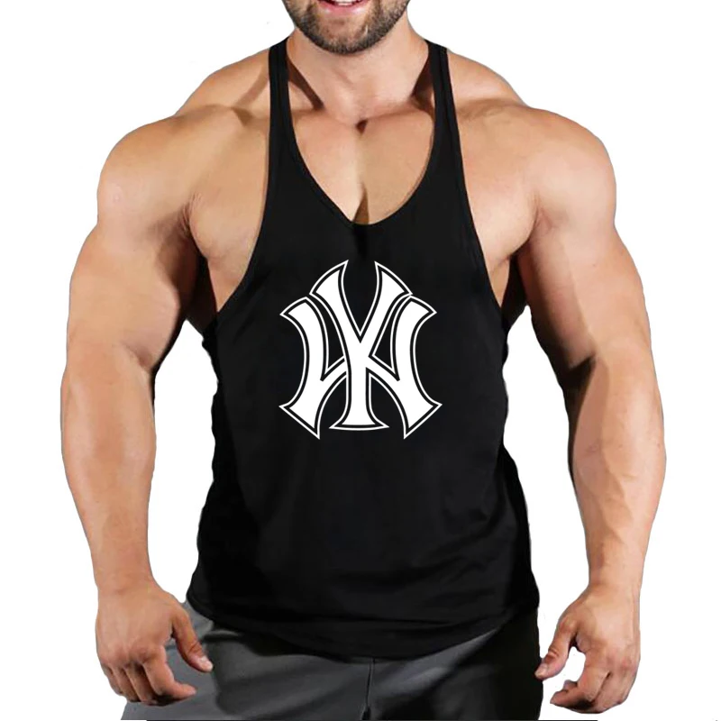 Top Trends: Newyork Gym Clothing Bodybuilding Tank Tops Fitness Training Sleeveless Shirt Cotton Muscle Running Vest Casual Sports Singlets Shoppable Styles