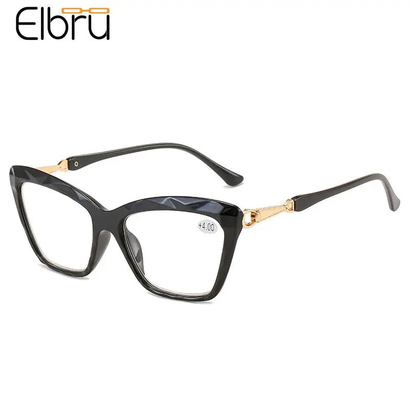 Top Trends: Elbru+ 1.0 1.5 2.0 2.5 To+ 4 Cateye Reading Glasses Women Fashion Prescription Presbyopia Eyeglasses Hyperopia Eyewear For Unisex Shoppable Styles