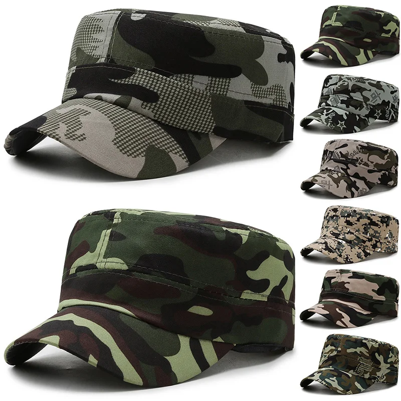 Top Trends: Camouflage Baseball Cap Summer Flat Caps Classical Soldier Cap Army Hat Mens Outdoor Sport Caps Tactical Military Adult Caps Shoppable Styles - Image 3