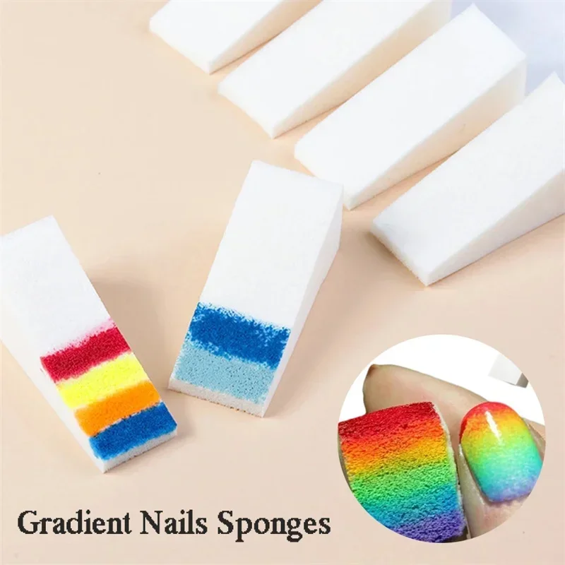 Top Trends: Soft Sponges Gradient Nail Art Stamper Tools Color Fade Manicure DIY Creative Nail Accessories Supply Tool 48pcs / 24pcs / 8pcs Shoppable Styles