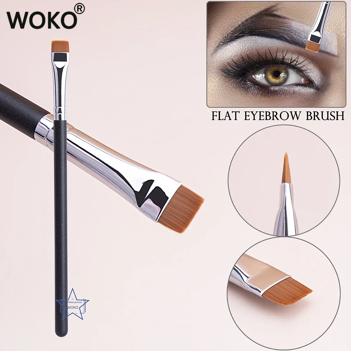 Top Trends: 212 Flat Eyebrow Brush Ultrathin Eyebrow Makeup Brushes Flat Eyeliner Brush Thin Eye Liner Brow Contour Beauty Brush Tool Shoppable Styles