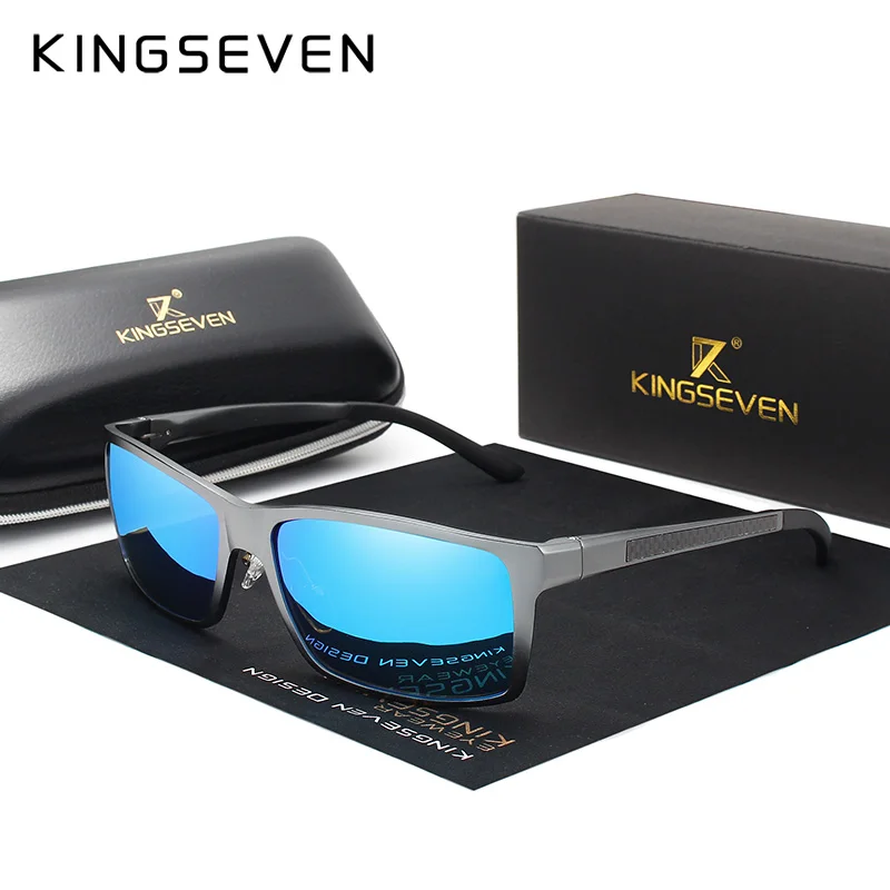 Top Trends: KINGSEVEN Brand Design Fashion Aluminum Magnesium Sunglasses Men Polarized Driving Eyewear For Men UV400 Oculos N7021 Shoppable Styles