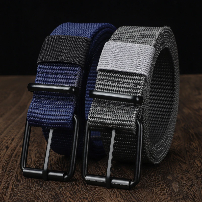 Top Trends: Perforated Canvas Belt, Men's Needle Buckle Belt, Student Youth Korean Version, Versatile Jeans Belt, Military Training, Extende Shoppable Styles - Image 3