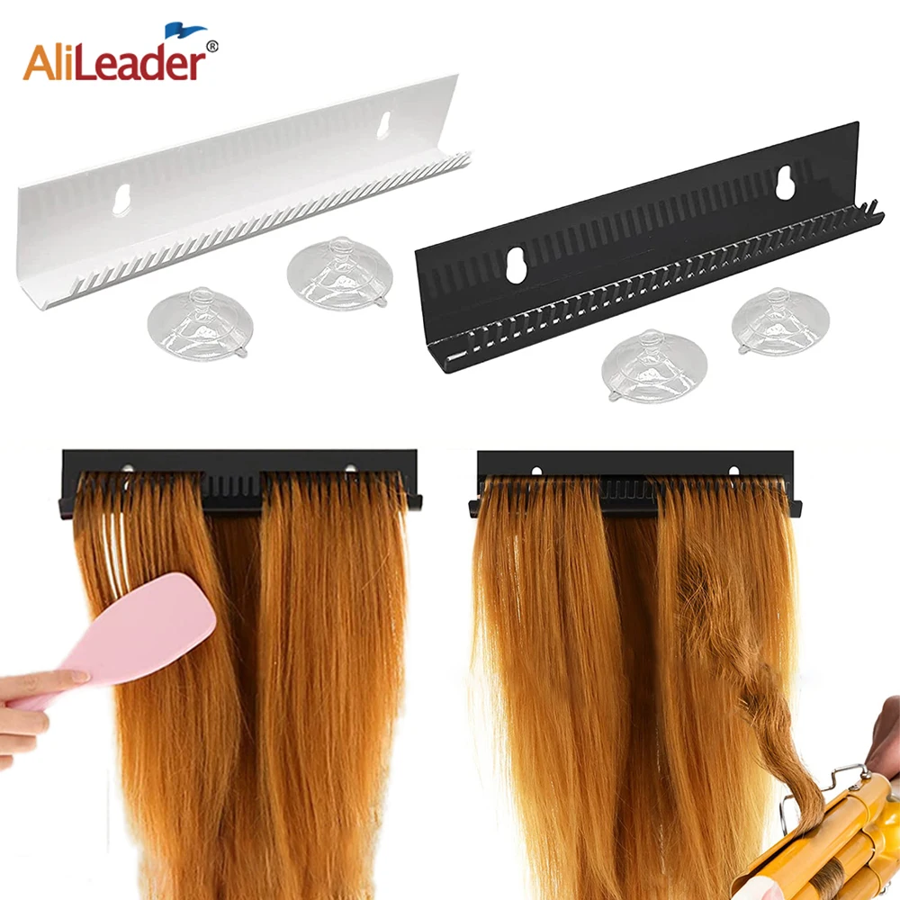 Top Trends: Hair Extension Holder Black White Acrylic Hair Extension Hanger Portable Extension Holder Wig Storage Rack Hair Extension Holder Shoppable Styles