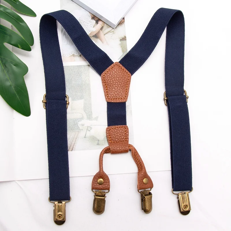 Top Trends: Suspenders Kids Boy Girl Childrens Christmas Gift Designer Wedding Costume Adjustable Y-Back Black Braces Clothing Accessories Shoppable Styles